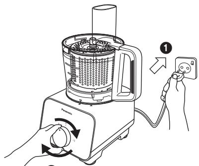 PANASONIC MK-F500 - Comment utiliser : Égoutoir à salute - 8