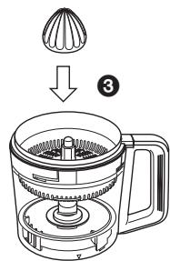 PANASONIC MK-F500 - como usar: Exprimidor de círicos - 2