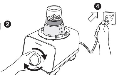 PANASONIC MK-F500 - How to Use: Dry Mill - 4