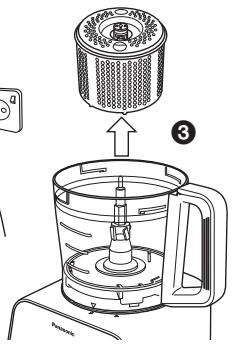PANASONIC MK-F500 - Comment utiliser : Égoutoir à salute - 10