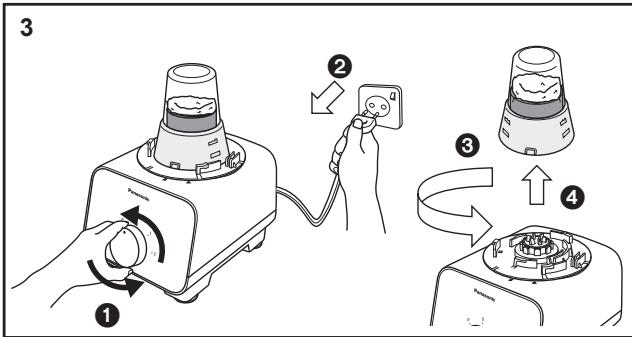 PANASONIC MK-F500 - ACCESSOIRE DE BROYAGE À SEC - 3