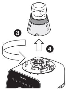 Diagram illustrating a cooking process with labeled steps and a kitchen appliance diagram