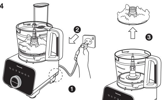PANASONIC MK-F800 - KÜCHENMASCHINE -SCHLAGSAHNE-AUFSATZ- - 7