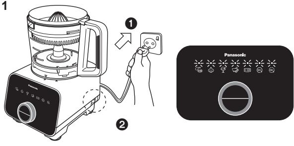 PANASONIC MK-F800 - Fonctionnement avec le Menu manuel - 1