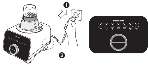 PANASONIC MK-F800 - Gebruik met het handmatige menu - 1