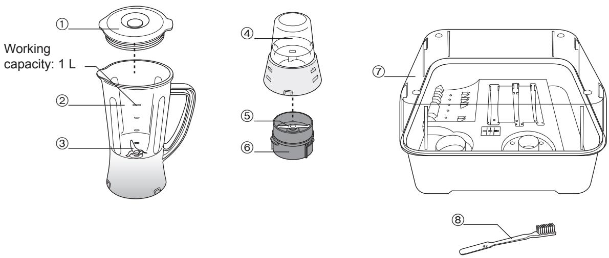 PANASONIC MK-F800 - PART NAMES - 1