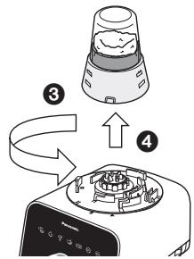 Diagram illustrating a cooking process with labeled steps and directional arrows indicating steps from top to bottom.