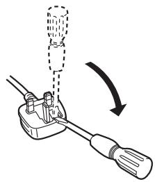 PANASONIC MK-F800 - How to replace the fuse - 1