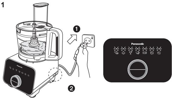 PANASONIC MK-F800 - Fonctionnement avec le Menu manuel - 1