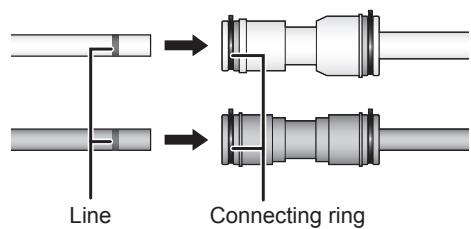 PANASONIC NR-BS53VW3 - Reconnecting the water supply hoses - 1