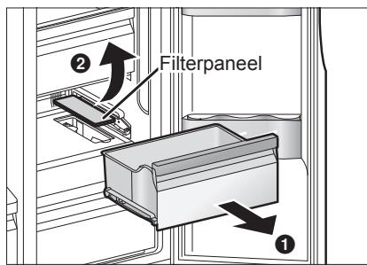 PANASONIC NR-BS53VW3 - Installeren van het waterfilter - 1