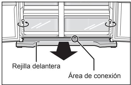 PANASONIC NR-BS53VW3 - Reconexión de las mangueras de suministro de agua - 2