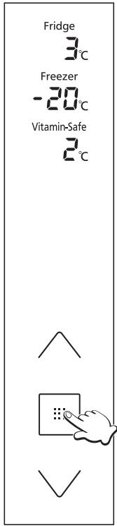 PANASONIC NR-BS53VW3 - Impostazione della temperatura - 6