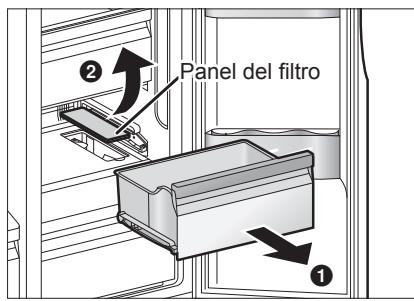 PANASONIC NR-BS53VW3 - Instalación del filtro de agua - 1
