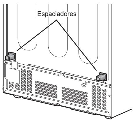 PANASONIC NR-BS53VW3 - Instalación de los espaciadores - 2