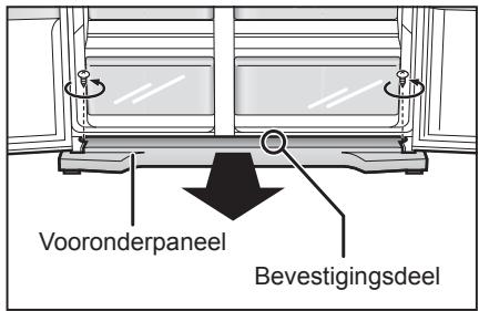 PANASONIC NR-BS53VW3 - Weer vastmaken van de watertoevoerslangen - 2