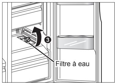 PANASONIC NR-BS53VW3 - Remplacement du filtre - 2
