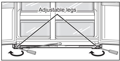 PANASONIC NR-BS53VW3 - Securing the refrigerator - 1