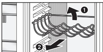 PANASONIC NR-BS53VW3 - Anbringen des Frontgrills - 4