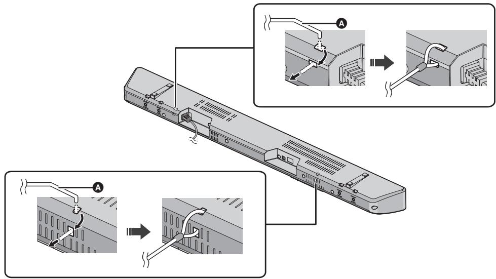 PANASONIC SC-HTB688EG - Bringen Sie das Kabel am Hauptgerät an. - 1