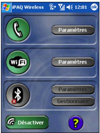 HP IPAQ H6300 - Mise en route de la connexion Wi-Fi - 1
