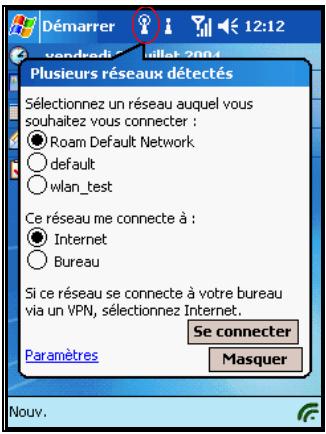 HP IPAQ H6300 - Connexion automatique à un réseau - 1