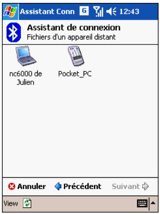 HP IPAQ H6300 - Creation d'une connexion de transfert de fichiers - 1