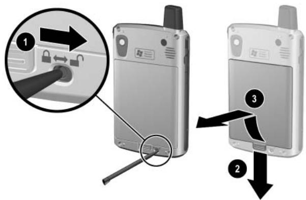 HP IPAQ H6300 - Comment faire pour identifier l'ID du produit et le numéro de série de l'iPAQ Pocket PC ? - 1