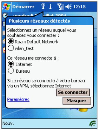 HP IPAQ H6300 - Comment faire pour configurer l'iPAQ Pocket PC pour se connecter et naviguer dans Internet via une zone sensible Wi-Fi ? - 1