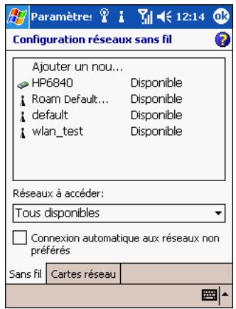 HP IPAQ H6300 POCKET PC - Recherche de réseaux - 1