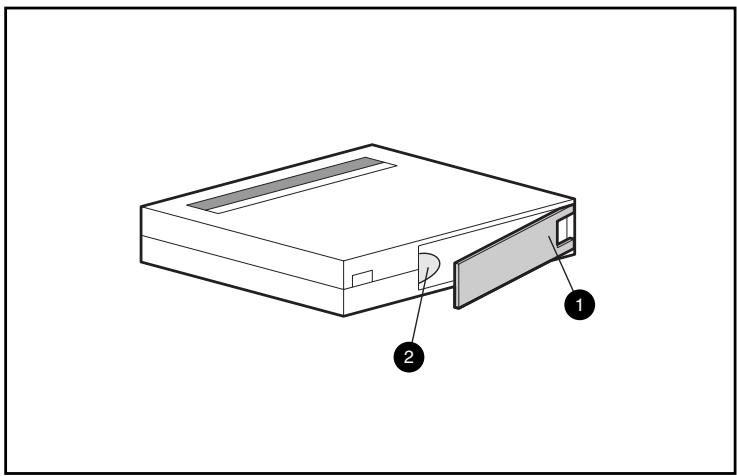 HP STORAGEWORKS DLT VS80 TAPE DRIVE - Manipulation et stockage des cartouches - 1