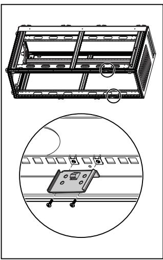 HP STORAGEWORKS DLT1 1280 TAPE SUPERLOADER - Fixation des supports en U - 1