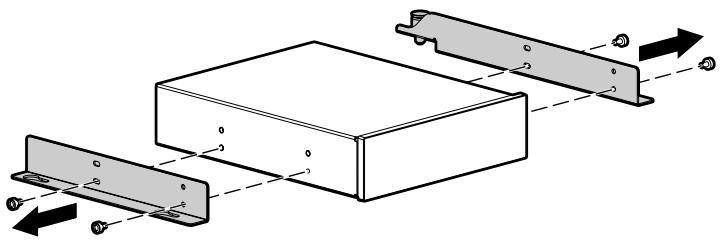 HP STORAGEWORKS RACK-MOUNT KITS - Installation d'une seconde unité de sauvegarde sur cartouche - 5