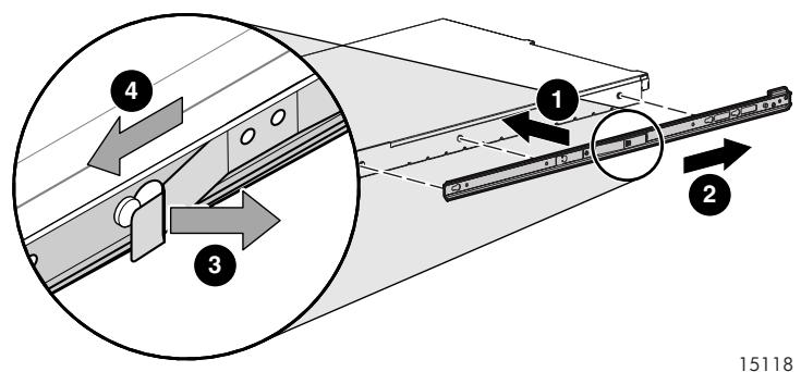 HP STORAGEWORKS RACK-MOUNT KITS - Installation des rails de composants - 1