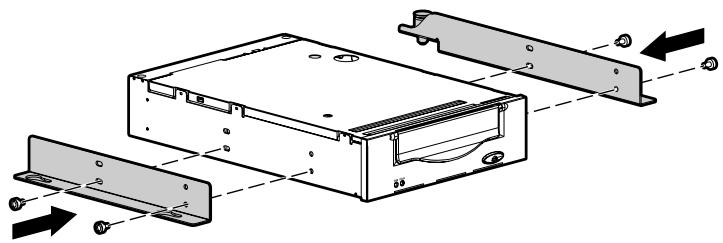 HP STORAGEWORKS RACK-MOUNT KITS - Installation d'une seconde unité de sauvegarde sur cartouche - 6