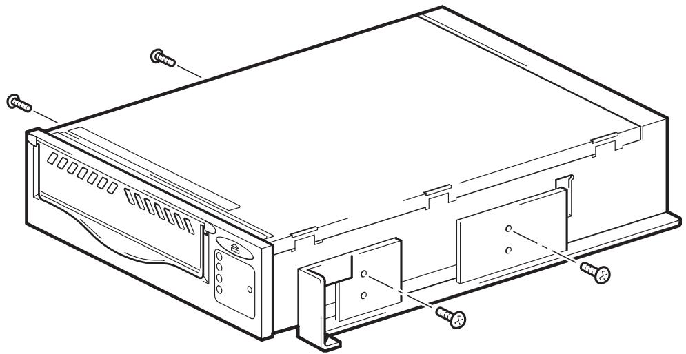 HP STORAGEWORKS ULTRIUM 215 TAPE DRIVE - Etape 3 : Préparer la baie de montage - 1