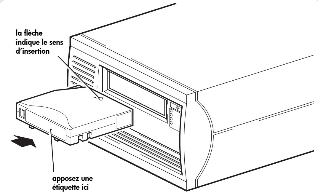 HP STORAGEWORKS ULTRIUM 230 TAPE DRIVE - Étape 4 : connexion du cable d'alimentation - 1