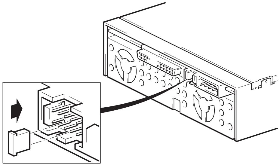 HP STORAGEWORKS ULTRIUM 232 TAPE DRIVE - Vérification de l'adresse SCSI du lecteur - 1