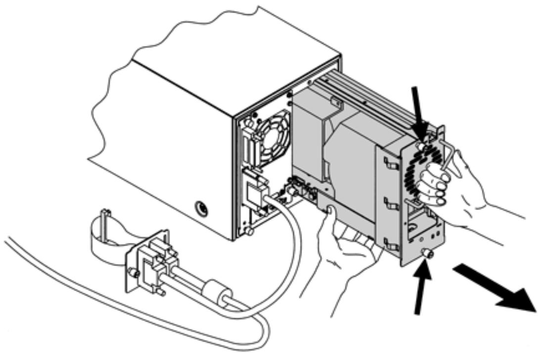 HP SURESTORE 1/9 TAPE AUTOLOADER - ATTENTION - 1
