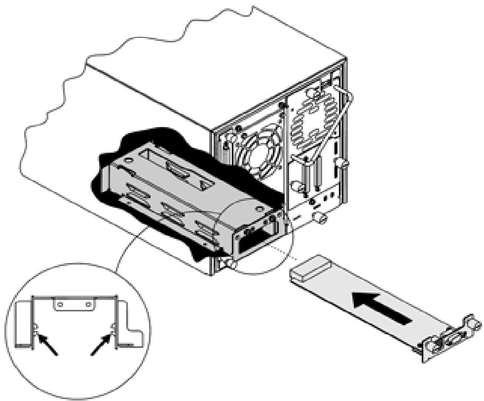 HP SURESTORE 1/9 TAPE AUTOLOADER - Remplacement de la carte de gestion à distance - 1