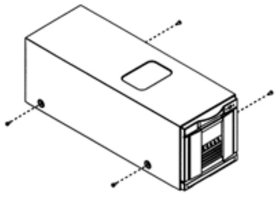 HP SURESTORE 1/9 TAPE AUTOLOADER - Installation sur rack d'un autochargeur automome - 1