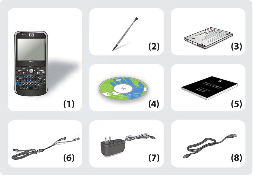 HP IPAQ 914C BUSINESS MESSENGER - Contenu de l'emballage - 1