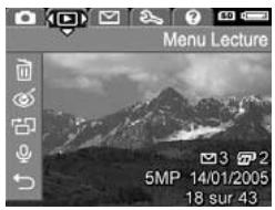 HP PHOTOSMART M517 - Menu de l'appareil photo - 2