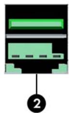 HP RP3000 POINT OF SALE SYSTEM - B Ports PoweredUSB (certains modèles) - 3