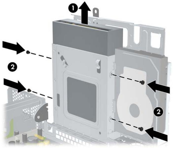 HP RP3000 POINT OF SALE SYSTEM - Retrait et repositionnement de l'unité optique (certains modèles) - 5