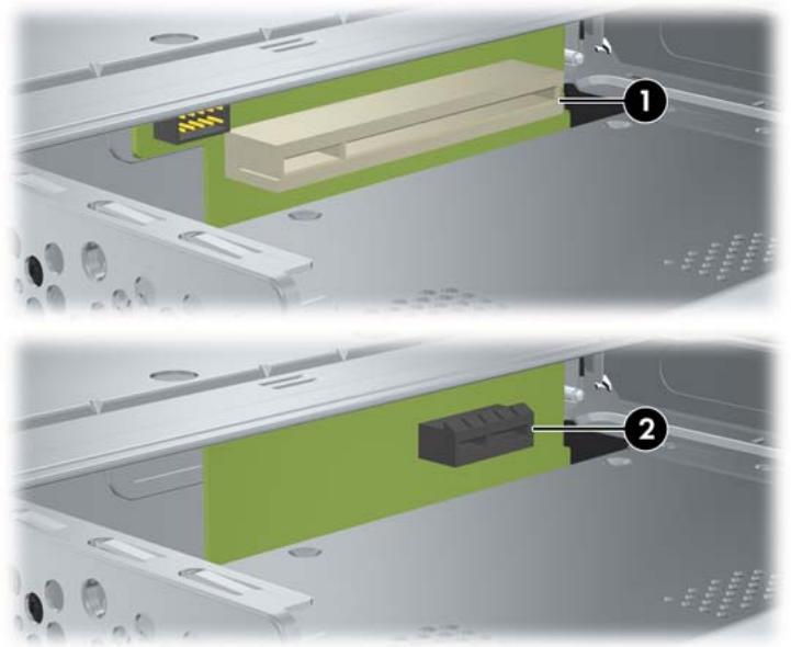 HP RP3000 POINT OF SALE SYSTEM - Retrait ou installation d'une carte d'extension - 2