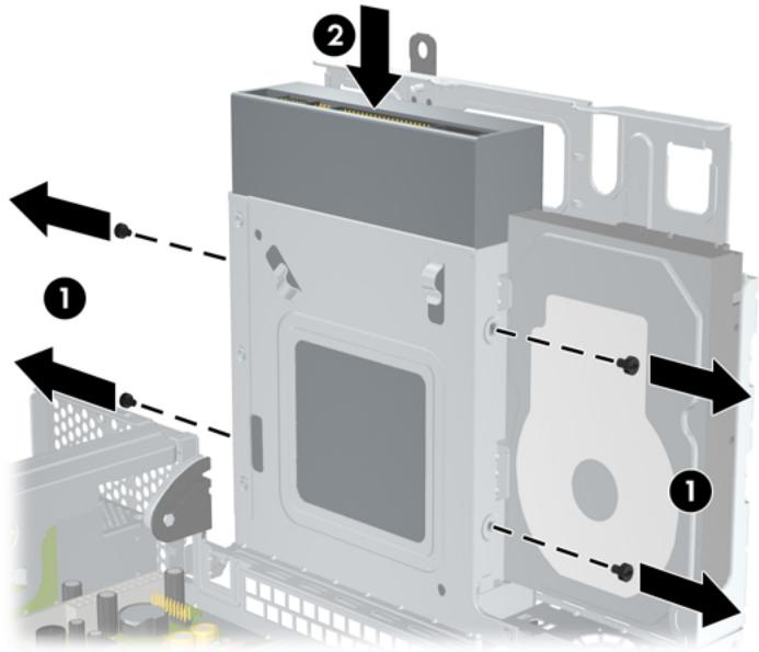 HP RP3000 POINT OF SALE SYSTEM - Retrait et repositionnement de l'unité optique (certains modèles) - 3