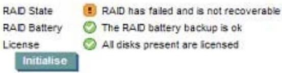 HP STORAGEWORKS D2D4000 BACKUP SYSTEM - Initialisation RAID - 1