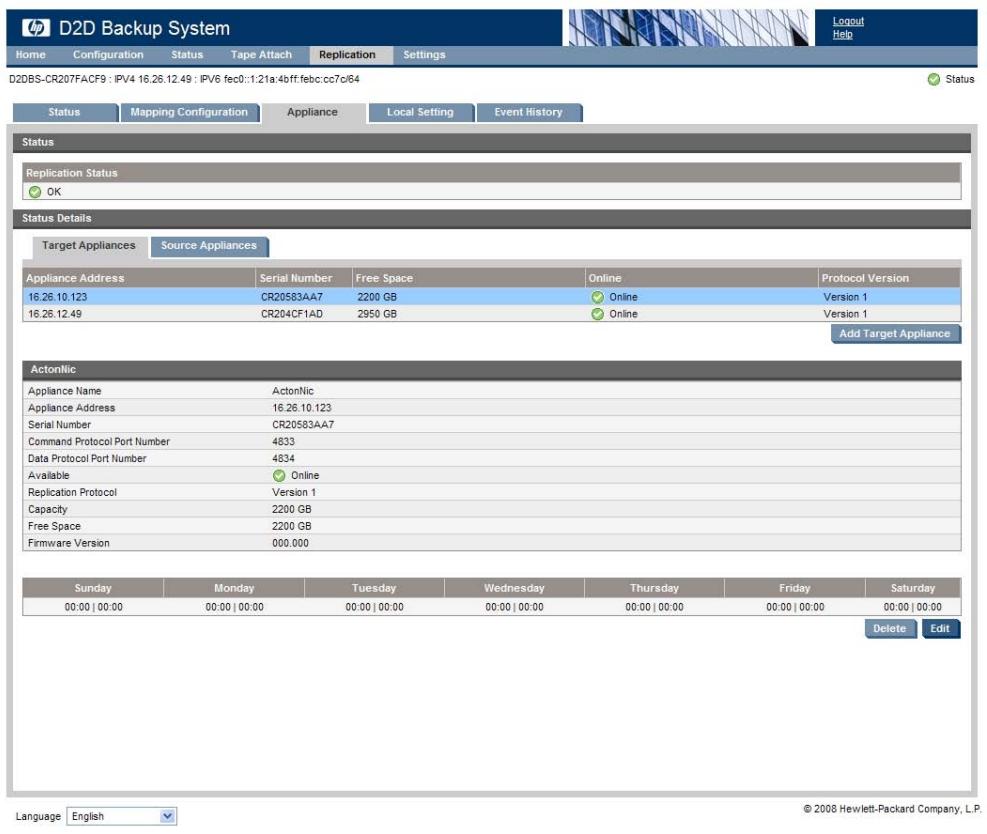 HP STORAGEWORKS D2D4000 BACKUP SYSTEM - Appareil (Réplication) - 1