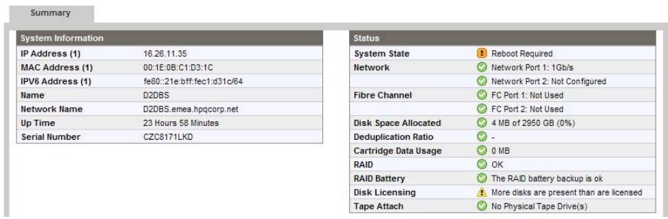 HP STORAGEWORKS D2D4000 BACKUP SYSTEM - Achévement de l'extension du RAID - 4